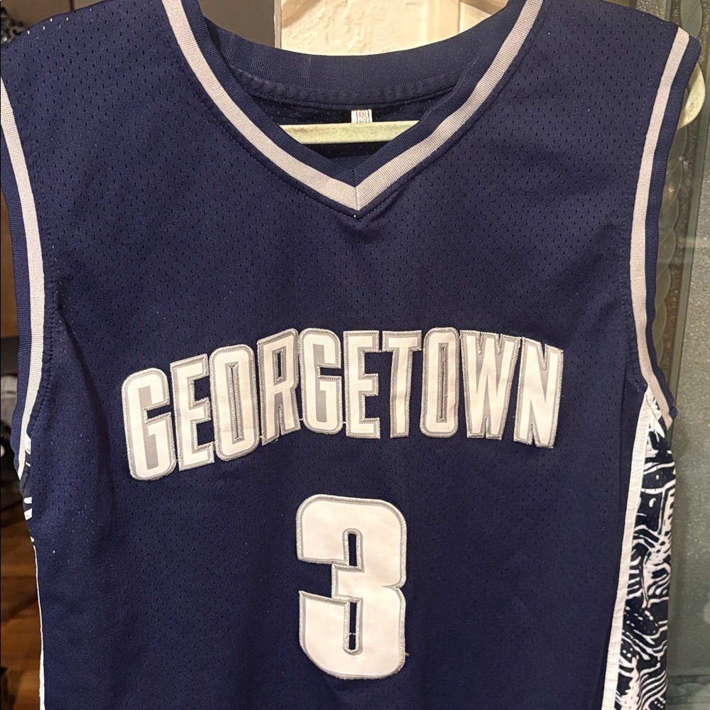 NWOTS Allen Iverson’s Georgetown Hoyas collegiate jersey! Authentic & stitched